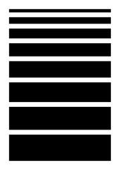 黒の細い線と太い線･四角い黒塗りの囲みのセット - 機密書類や開示文書、個人情報保護のパーツ素材集