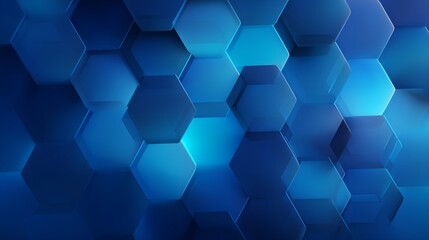 Blue honeycomb surface background