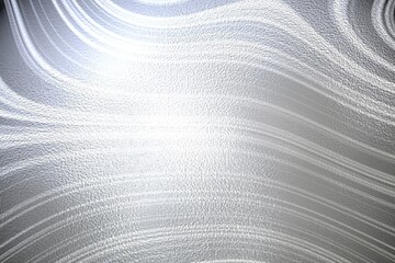 流動的な銀色の液体金属テクスチャ背景 IT・テクノロジー・サイバー空間のイメージ