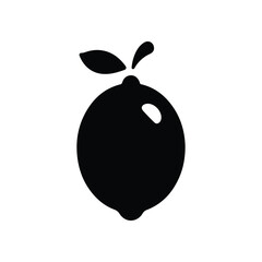 Lemon, fresh, fruit icon