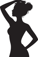 Fashion Woman Silhouette Confident Pose
