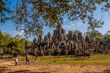 The Enigmatic Smiles of Bayon: Ancient Khmer Faces at Angkor Thom, Cambodia