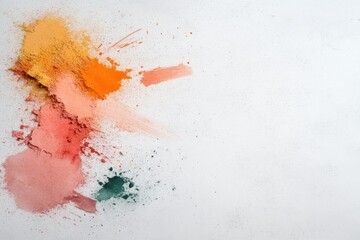 Abstract watercolor splash art background with vibrant colors