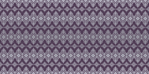purple knitted fabric