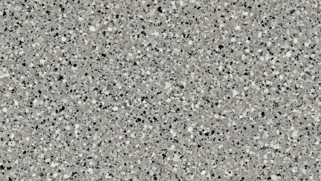 Seamless textured background of speckled grey granite combined image material with black, white, and light grey flecks