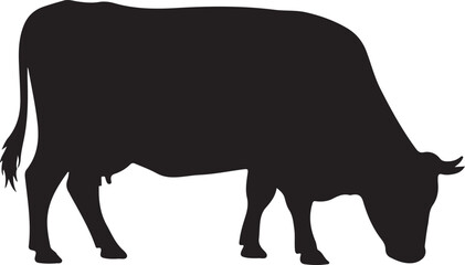 Cow silhouette Vector