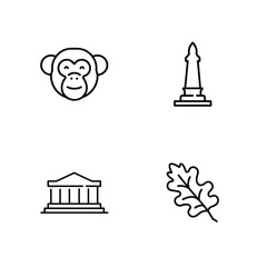 Fototapeta premium Simple Icon Set Design