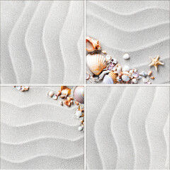 Beach-themed ceramic design