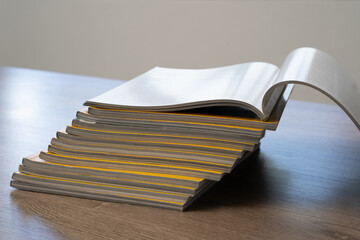 Magazines publication Newspaper and journal books: background and catalog design; article magazine press; newspaper media book knowledge; document advertising datum textbook