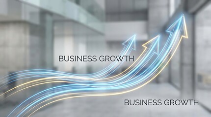 Business Growth Arrow Concept