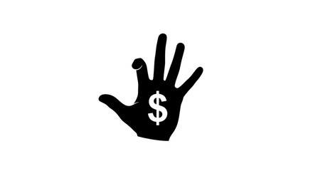 Obraz premium Conceptual hand gesture showing dollar sign symbol for business and finance decisions