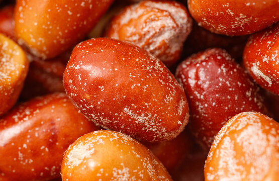 Jida berries close-up as background