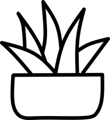 vector illustration of a plant icon