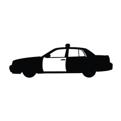Police car silhouette © StockSynergy