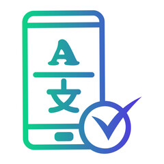 app Line Gradient Icon