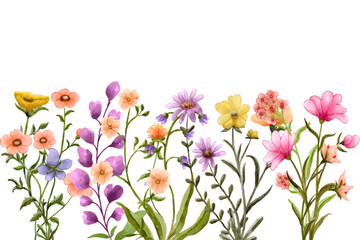 Flower watercolor frame for wedding, birthday, card, background, invitation, wallpaper, sticker, decoration etc.
