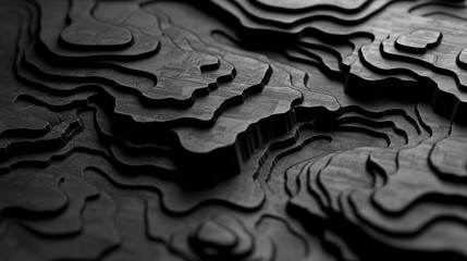 Seamless abstract topographic map background with flowing contour lines and layered gradients, creating a continuous, modern, and visually dynamic design for digital or print use.
