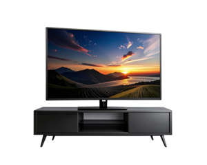 Digital png illustration of tv set on transparent background 