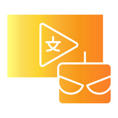 ai videos Gradient icon