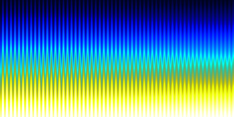 Abstract blue and yellow vertical zigzag stripes background with gradient texture for digital design