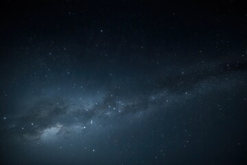 Obraz premium Milky Way across dark sky, softly blurred, sprinkled with starlight