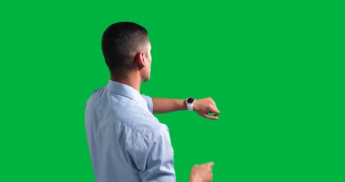 Businessman on Alpha Channel