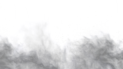 Ethereal Vapor: An abstract, evocative scene of ethereal gray vapor, swirling and dancing against a backdrop of pure blankness. Capturing a sense of mystery and formless transition.