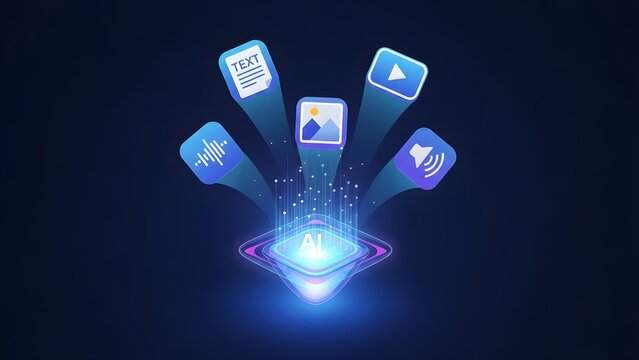 AI Multimodal Platform for Text Image Audio and Video Processing - Powered by Adobe