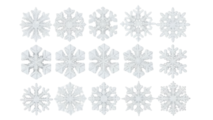 Isolated snowflake pattern, seasonal winter decor, crystal frost, xmas design, holiday ornament