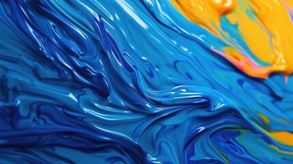 Abstract expressionist digital artwork