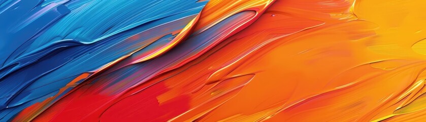 Abstract expressionist digital artwork