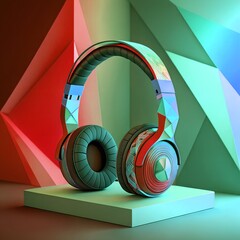 Colorful abstract spiral circle background with glowing swirl design