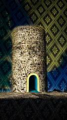 tower window on the wall