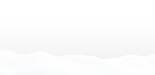 Isolated snow hills landscape. Winter snowdrift background.
