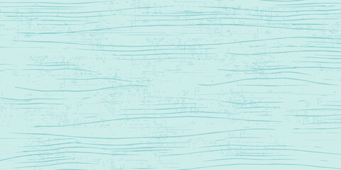 Grain wood image texture on blue cyan board background. Mint green Solid vintage
