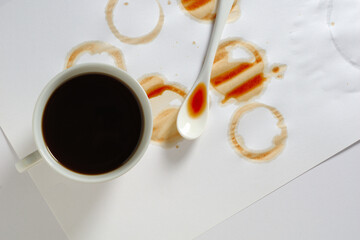Coffee and stains