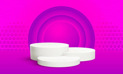 Abstract Background Gradient Color Vector EPS 3D Podium