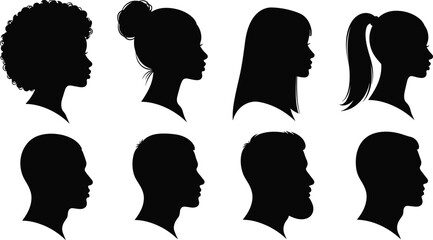 Adobe Stock Optimized Title Black silhouette of monkey walking with long curved tail, wild primate animal illustration on white background, jungle wildlife profile, nature © Rehena