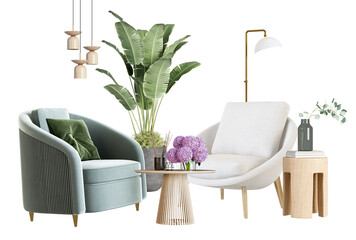 tranquil photograph showing a lush garden scene with palm trees behind green bushes, ideal for travel blogs, social media, and real estate presentations.