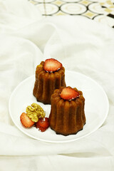 traditional French cannelli pastries for dessert