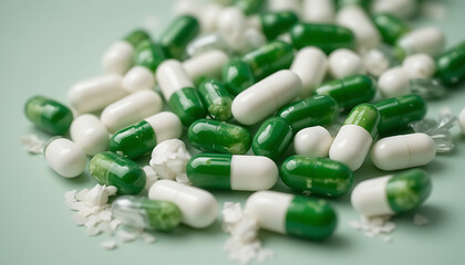 Close-Up of Multicolored Pharmaceutical Pills