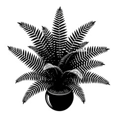 Abstract black and white stylized b symbol on dark background