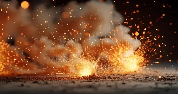 Petarda Firecrackers Explode in Ultra Realistic Cinematic Footage Capturing the Intensity of the Celebration at Night
