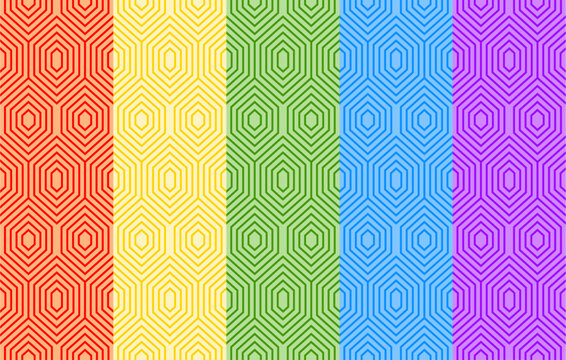 Seamless Geometric Pattern colorful, modern abstract background