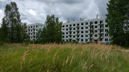 Ehemaliges Sperrgebiet Irbene in Lettland heute Geisterstatt und Lost Place mit Weltraumteleskop