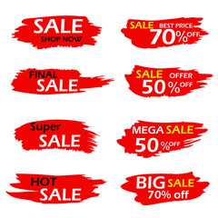 set of sale labels