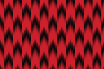 seamless jersey pattern with red hearts