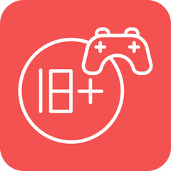 Obraz premium Gambling Age icon style