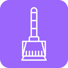 Obraz premium Dustpan icon style