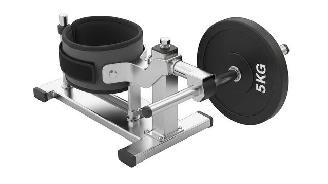 Gym equipment ankle strap with 5kg weight plate fitness